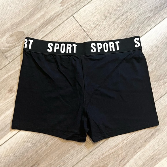 NWOT Shein Black Shorts - Picture 2 of 3
